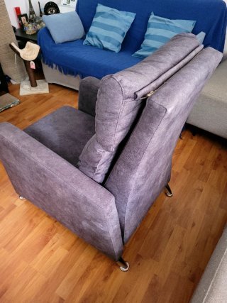Sillón relax reclinable tela