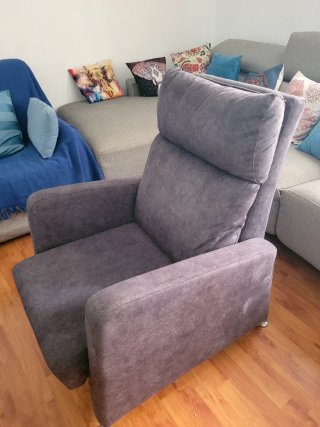 Sillón relax reclinable tela