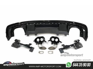 DIFUSOR TRASERO PARA AUDI A4 B9 BERLINA / AVANT 2019-2024