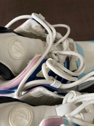 Louis Vuitton Bambas Azul y blanco