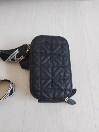 Bolso bandolera Negro Kahlo&Co con Monedero