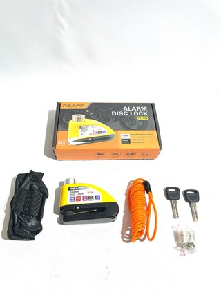 Candado Moto REAPP Alarma 110dB Disco PC1406