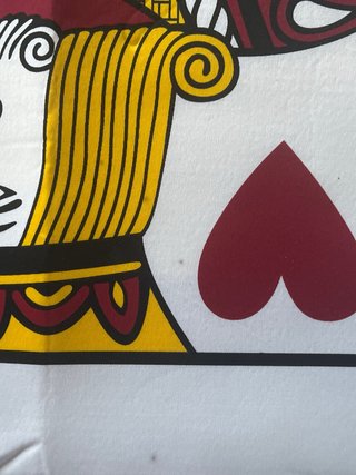 Traje/Disfraz Rey de Corazones / Cartas – 87 cm