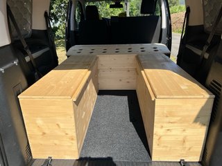 Mueble camper sin homologación.Toyota Proace Verso