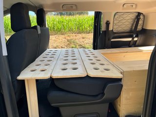 Mueble camper sin homologación.Toyota Proace Verso