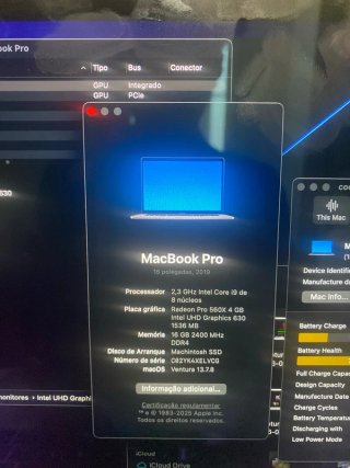 MacBook Pro i9 16GB 2019 (Producción Musical)