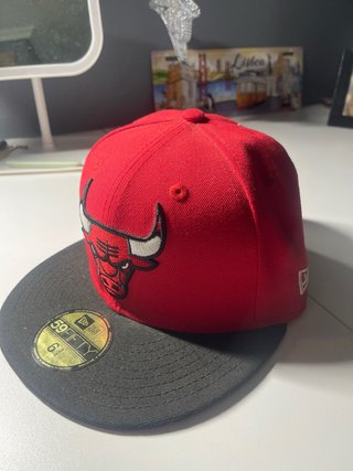 Gorra Chicago Bulls New Era Roja y Negra