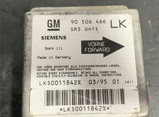 Opel 60273 centralita airbag 90506466 vectra 2.0 i