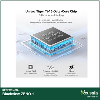 - Blackview ZENO 1 256GB Roca Negra Tablet