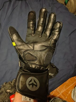 Guantes Armure Drago Moto Negros y Amarillos