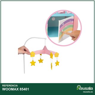 WOOMAX 85401 cuna madera bebé muñecas juguete