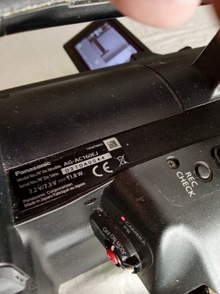 Panasonic AG-AC160EJ Cámara de vídeo