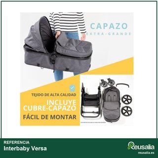 - Interbaby Versa carrito bebé cómodo seguro