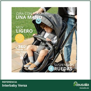 - Interbaby Versa carrito bebé cómodo seguro
