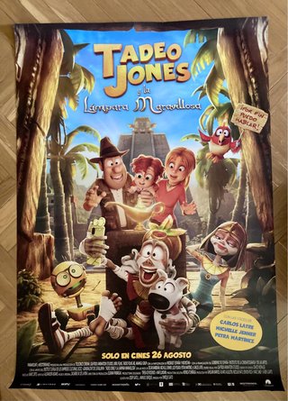Póster Tadeo Jones y la Lámpara Maravillosa