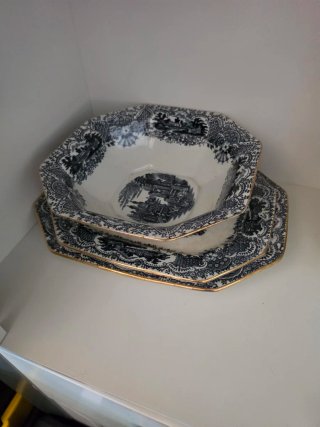 Vajilla La Cartuja de Sevilla Cerámica