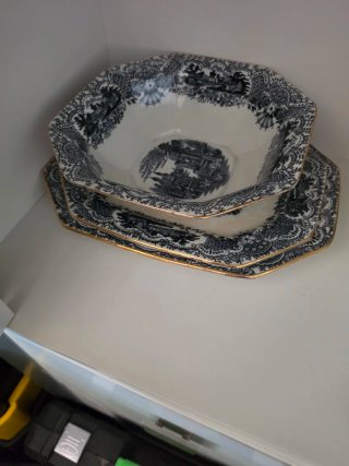 Vajilla La Cartuja de Sevilla Cerámica