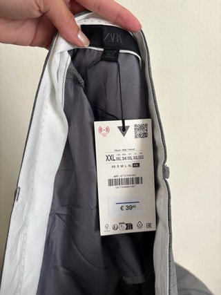 Pantalón Zara Raya Diplomática Tiro Bajo