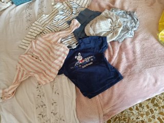 Carrito de BB 3 en 1+ Ropa 3 a 6 meses niño GRATIS