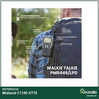 Midland C1180 XT70 walkie talkie profesional