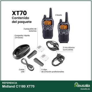 Midland C1180 XT70 walkie talkie profesional
