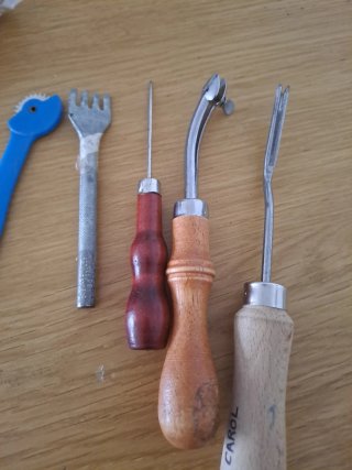 Herramientas de marroquinería