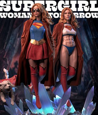 Figura Resina Supergirl DC Comics