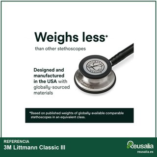 3M Littmann Fonendoscopio Classic III negro