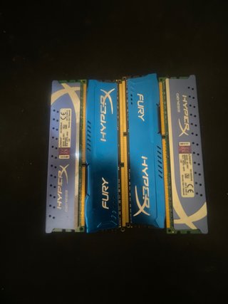 4x4GB HyperX Fury DDR3 RAM