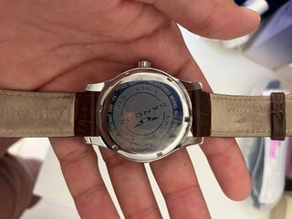 Reloj Sandoz Geneve Acero Inoxidable Correa Piel