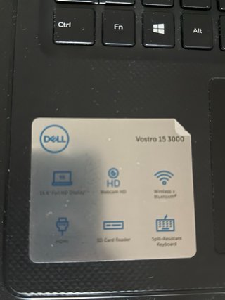 Dell Vostro 15 3000 i3 7gen 8GB RAM 256GB SSD