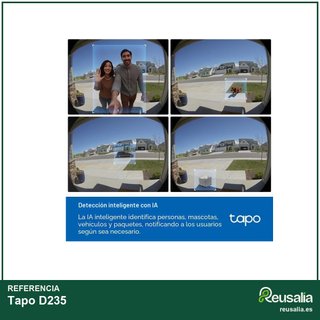 Tapo D235 timbre puerta inalámbrico 2K 5MP