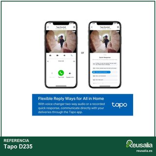 Tapo D235 timbre puerta inalámbrico 2K 5MP