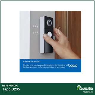 Tapo D235 timbre puerta inalámbrico 2K 5MP