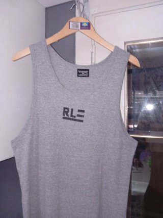 Polo Ralph Lauren Camiseta sin Mangas Gris XXL