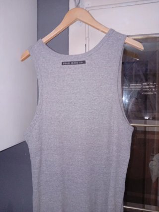 Polo Ralph Lauren Camiseta sin Mangas Gris XXL