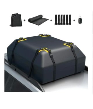 Cofre portaequipajes coche negro