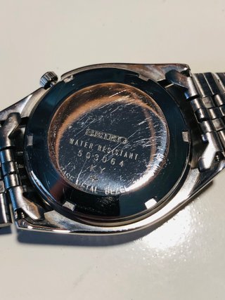 Reloj Seiko 5 Datejust 1985 Automático Blanco
