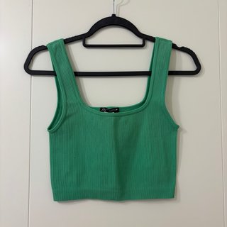 Crop Top Zara Verde