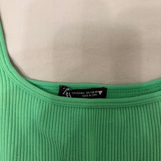 Crop Top Zara Verde