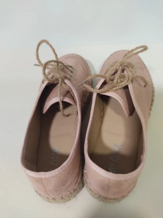 Zapatillas de esparto rosa