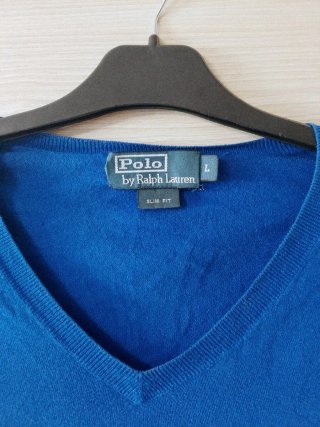 Jersey Polo Ralph Lauren Azul Talla L Algodón