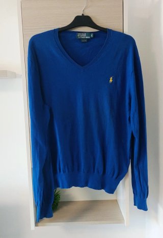 Jersey Polo Ralph Lauren Azul Talla L Algodón