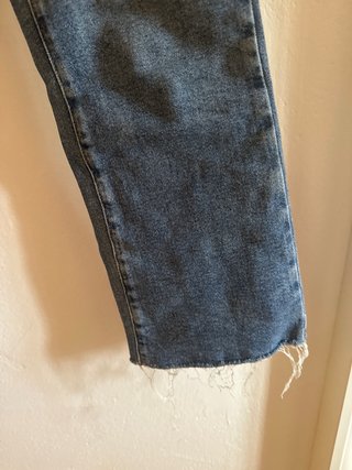 Pantalón vaquero flare ZARA azul
