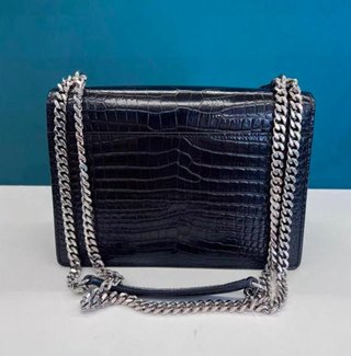 Bolso YSL Cocodrilo Negro