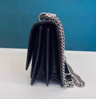 Bolso YSL Cocodrilo Negro