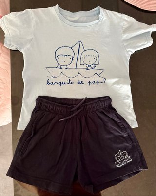 Uniforme camiseta y pantalón corto