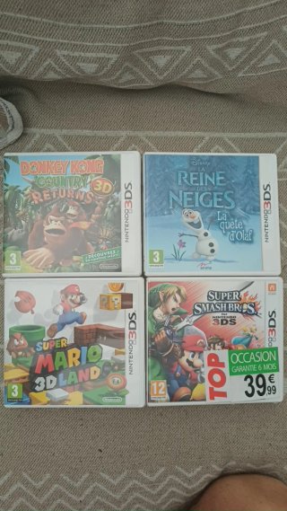 Lote 4 Juegos Nintendo 3DS ,ofertad