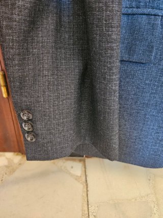 Americana / Blazer Gris Jaspeado.