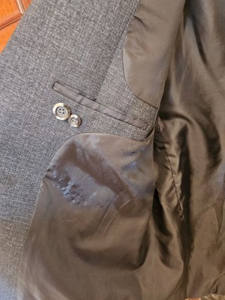 Americana / Blazer Gris Jaspeado.